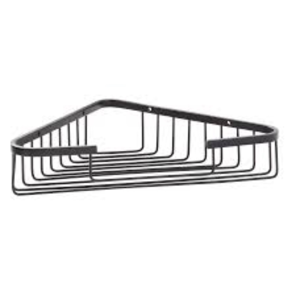 CORNER SHOWER BASKET IN BLACK MATTE FINISH BY SIGNATURE HARDWARE